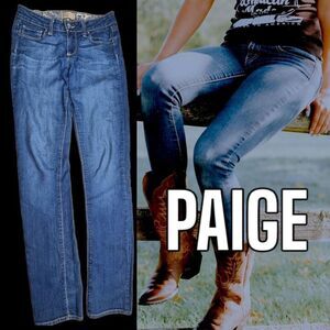 Women’s Paige Denim Blue Jeans PEG STRAIGHT sz 26